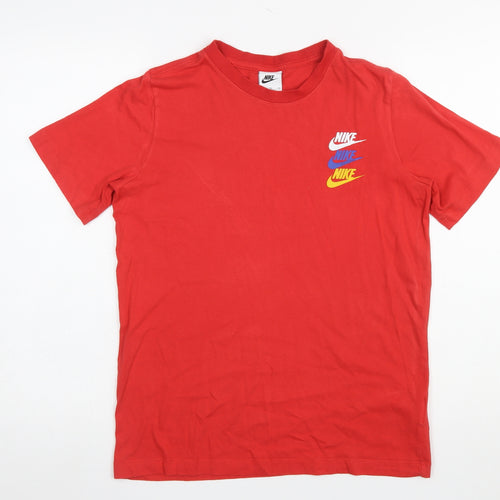 Nike Boys Red XL Graphic Logo Sports T-Shirt