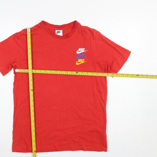 Nike Boys Red XL Graphic Logo Sports T-Shirt