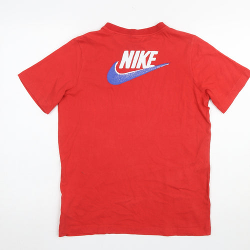 Nike Boys Red XL Graphic Logo Sports T-Shirt