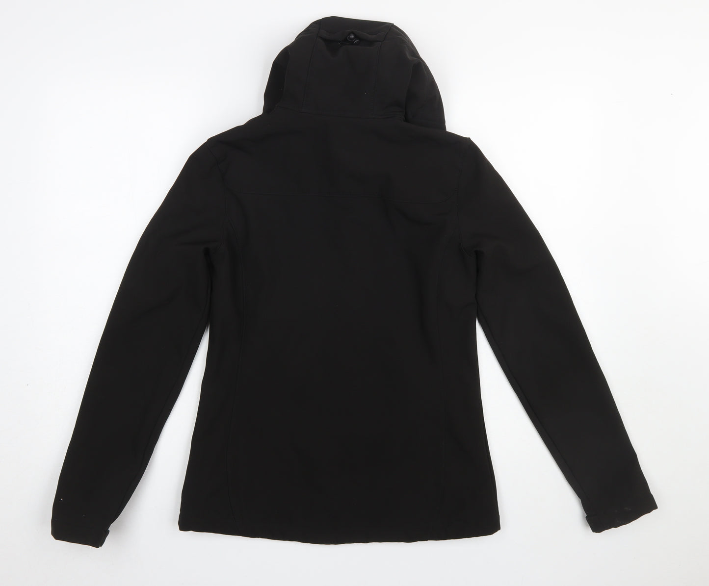 Mountain Warehouse Women's Black Softshell Hooded Jacket Size 6