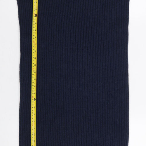 Marks and Spencer Women's Blue XS Long Sleeve Knit Jumper Dress