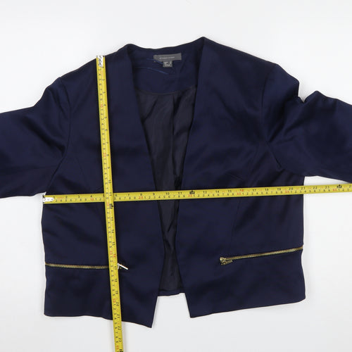 Atmosphere Women's Blue Cropped Shawl Blazer Size 18