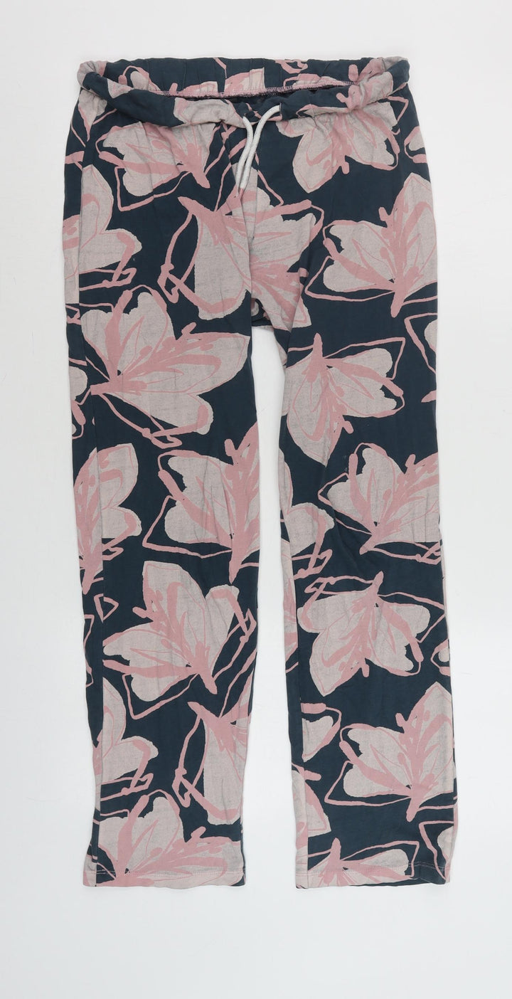 Next Women’s Blue Floral Cotton Pyjama Pants Size S