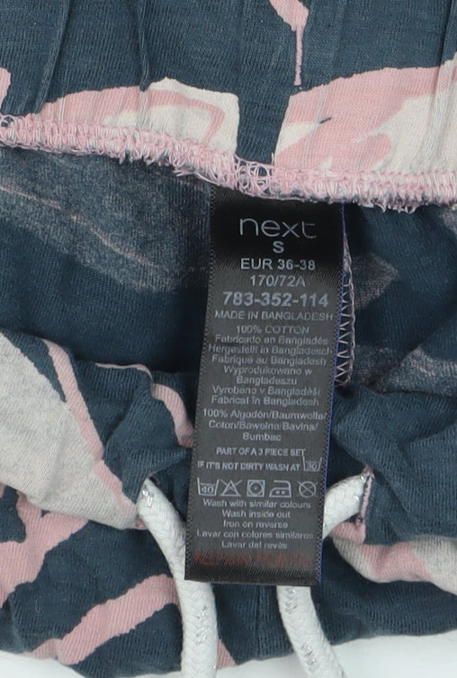 Next Women’s Blue Floral Cotton Pyjama Pants Size S