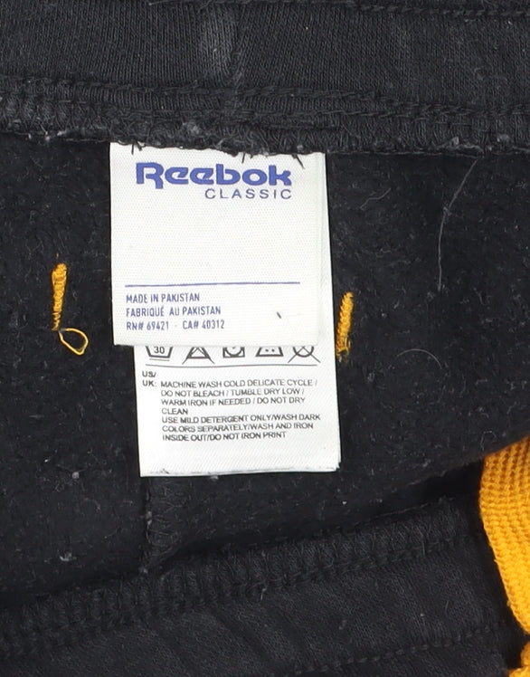 Reebok Men's Black Jogger Activewear Trousers Size 30 Regular Fit