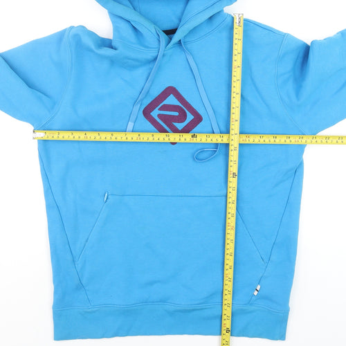 Ronhill Men's Blue Pullover Hoodie Small Sports Fleece Sweatshirt