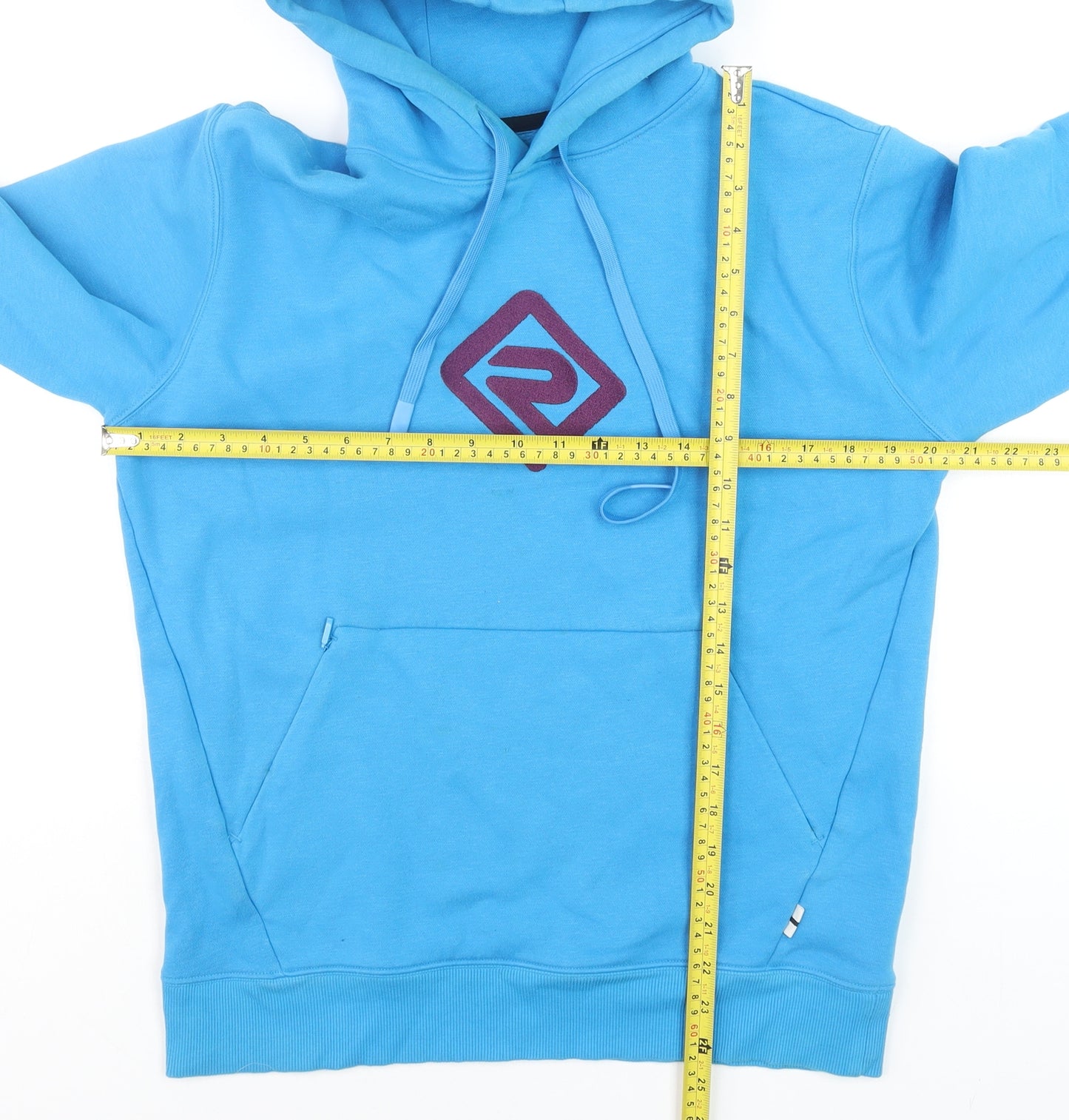 Ronhill Men's Blue Pullover Hoodie Small Sports Fleece Sweatshirt