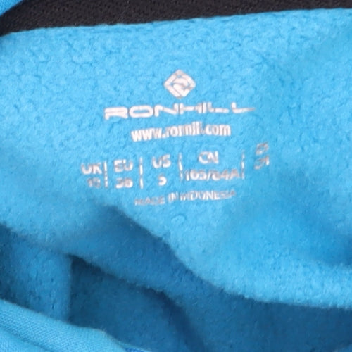 Ronhill Men's Blue Pullover Hoodie Small Sports Fleece Sweatshirt