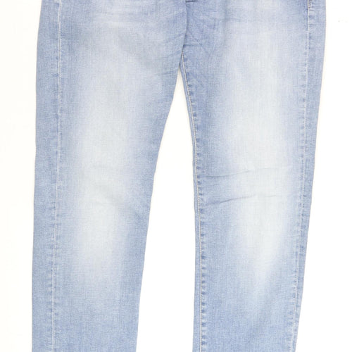 Jack & Jones Men's Blue Slim Straight Jeans 32W 32L Denim Comfort Fit