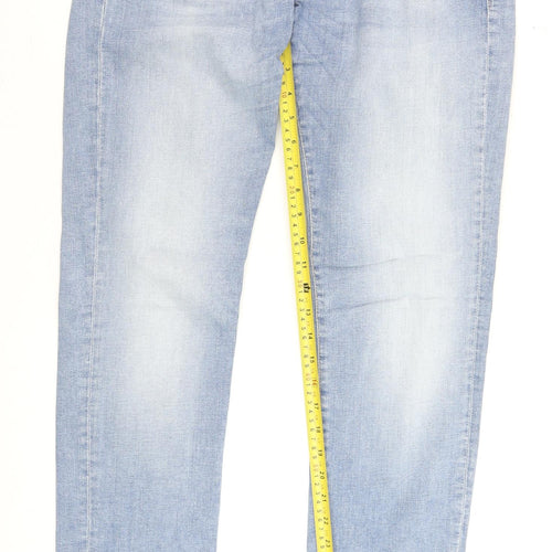 Jack & Jones Men's Blue Slim Straight Jeans 32W 32L Denim Comfort Fit