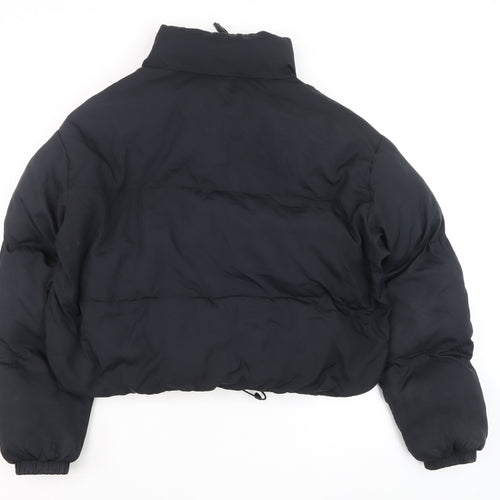Fabletics Men's Black Puffer Jacket Size S Regular Fit Winter Coat