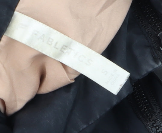 Fabletics Men's Black Puffer Jacket Size S Regular Fit Winter Coat