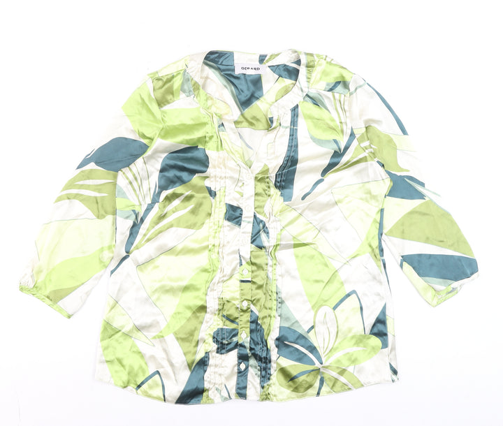 Gerard Women's Multicoloured Floral Tunic Blouse Size 12