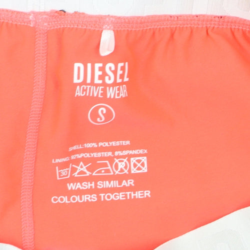 Diesel Activewear Men's Navy & Coral Running Shorts Size S