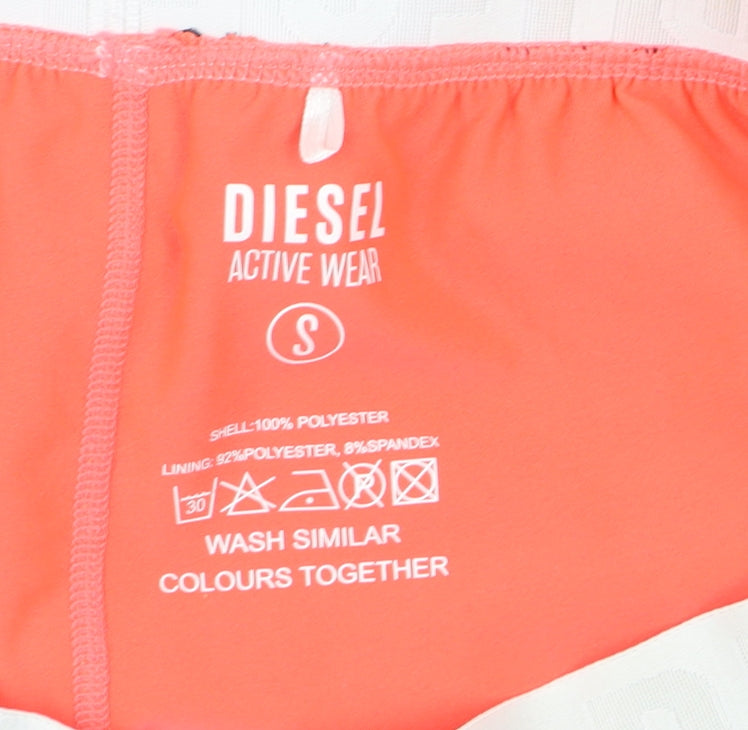 Diesel Activewear Men's Navy & Coral Running Shorts Size S