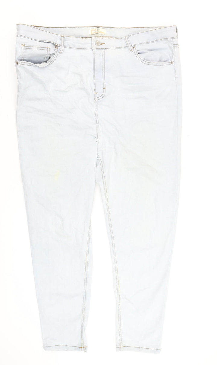 Don't Think Twice Women's Blue Light Wash Skinny Jeans Size 22