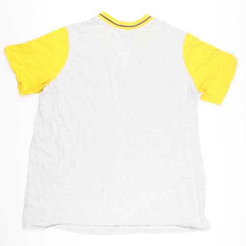 Primark Women’s Grey Los Angeles Lakers 2XL V-Neck T-Shirt