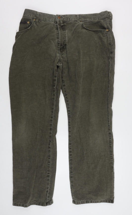 GANT Men’s Green Corduroy Chino Trousers W40 L32 Regular Fit