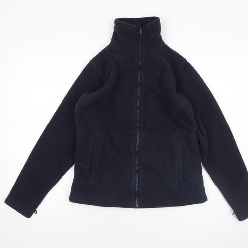 Peter Storm Women's Blue Fleece Jacket Size 10 Full Zip Outdoor
