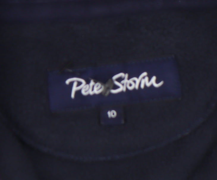 Peter Storm Women's Blue Fleece Jacket Size 10 Full Zip Outdoor