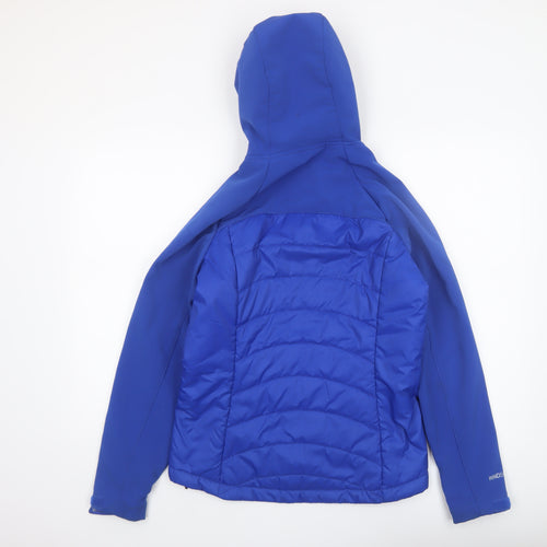 Craghoppers Women Blue Size 10 Hooded Softshell Puffer Jacket