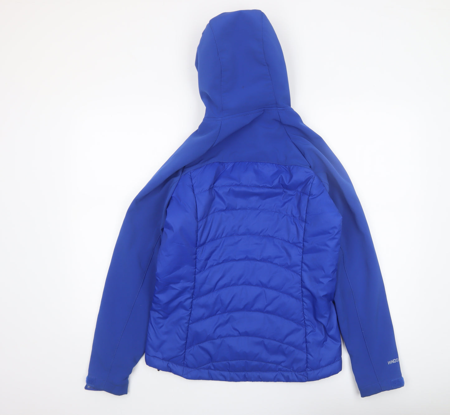 Craghoppers Women Blue Size 10 Hooded Softshell Puffer Jacket