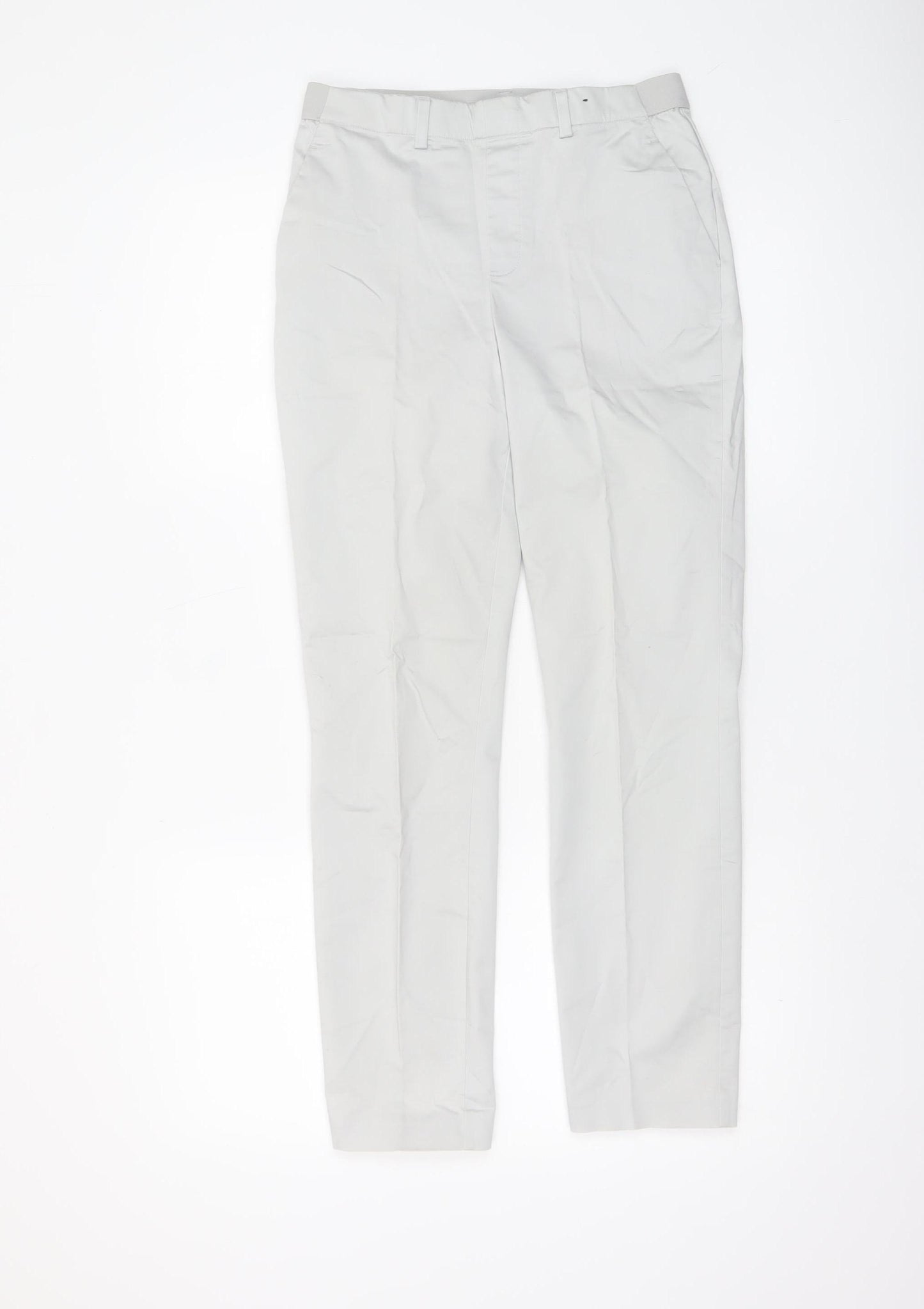 Dunnes Women's Beige Chino Trousers Size 8 Cotton Blend