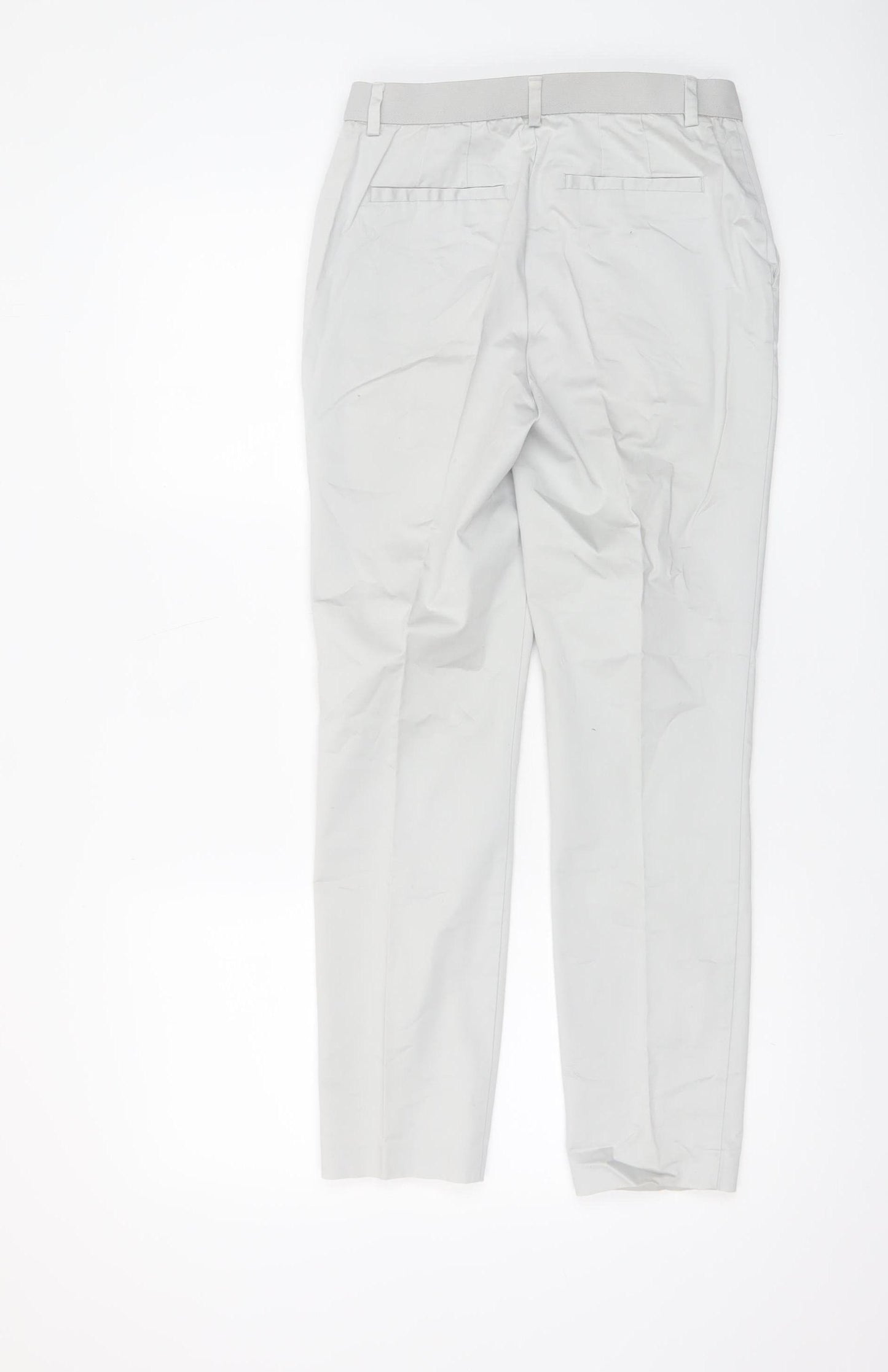 Dunnes Women's Beige Chino Trousers Size 8 Cotton Blend