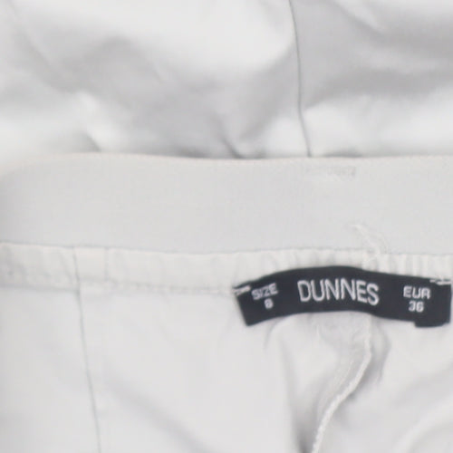 Dunnes Women's Beige Chino Trousers Size 8 Cotton Blend