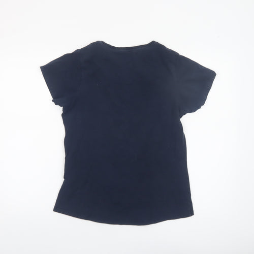 Mountain Warehouse Womens Blue Birds Print Cotton T-Shirt Size 14