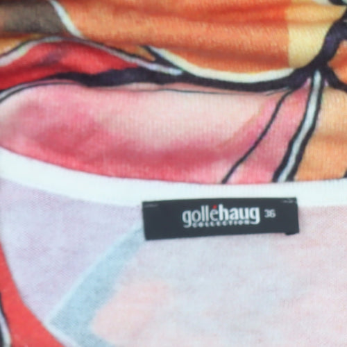 Gollehaug Women’s Multicoloured Floral Pullover Jumper Size 8