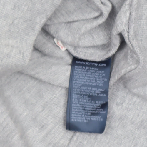Tommy Hilfiger Men's Grey Crew Neck Cotton Sweatshirt M