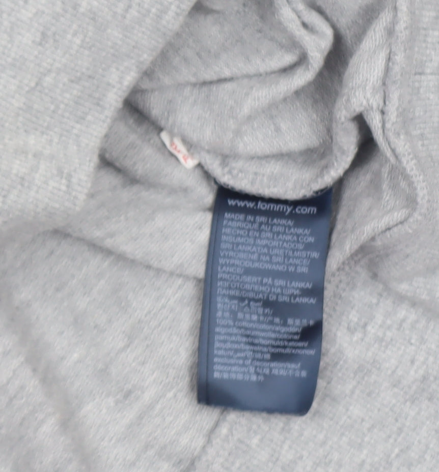 Tommy Hilfiger Men's Grey Crew Neck Cotton Sweatshirt M