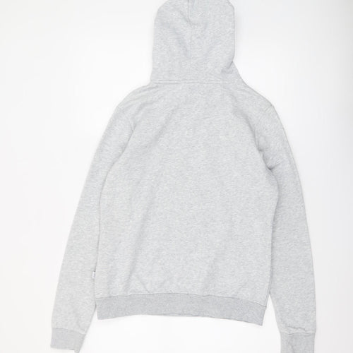 Puma Women's Grey Pullover Hoodie Size 14 Hooded Sweatshirt