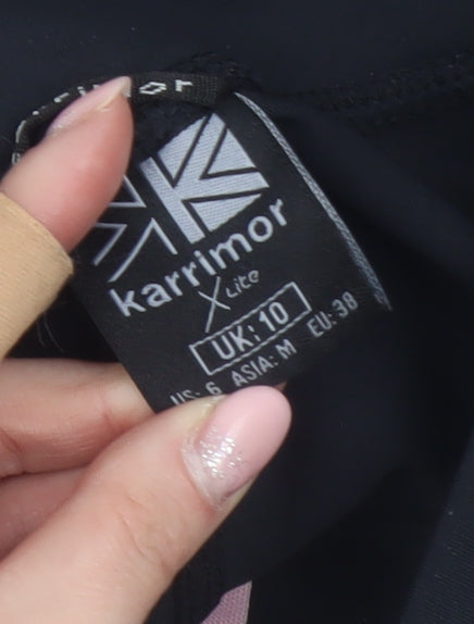 Karrimor Womens Black Size 10 X-Lite Biker Running Shorts