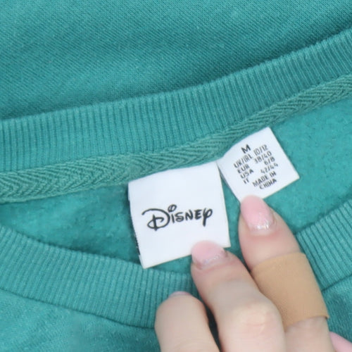 Disney Women’s Green Donald Duck Pullover Sweatshirt Size M