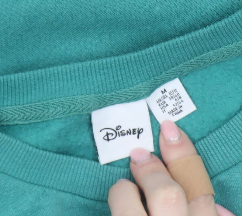 Disney Women’s Green Donald Duck Pullover Sweatshirt Size M