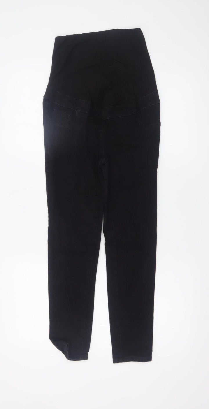 Next Women’s Black Maternity Jegging Jeans Size 8S High Rise Slim Fit
