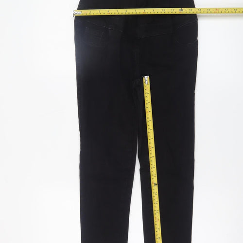 Next Women’s Black Maternity Jegging Jeans Size 8S High Rise Slim Fit