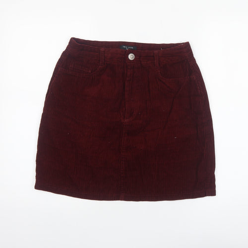 New Look Women’s Brown Corduroy Short Skirt Size 10 Tall