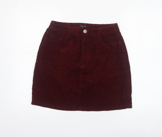 New Look Women’s Brown Corduroy Short Skirt Size 10 Tall