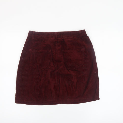New Look Women’s Brown Corduroy Short Skirt Size 10 Tall