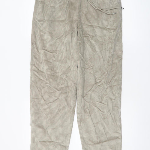 ASOS Design Women’s Beige Corduroy Drawstring Trousers S