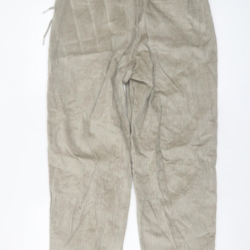 ASOS Design Women’s Beige Corduroy Drawstring Trousers S