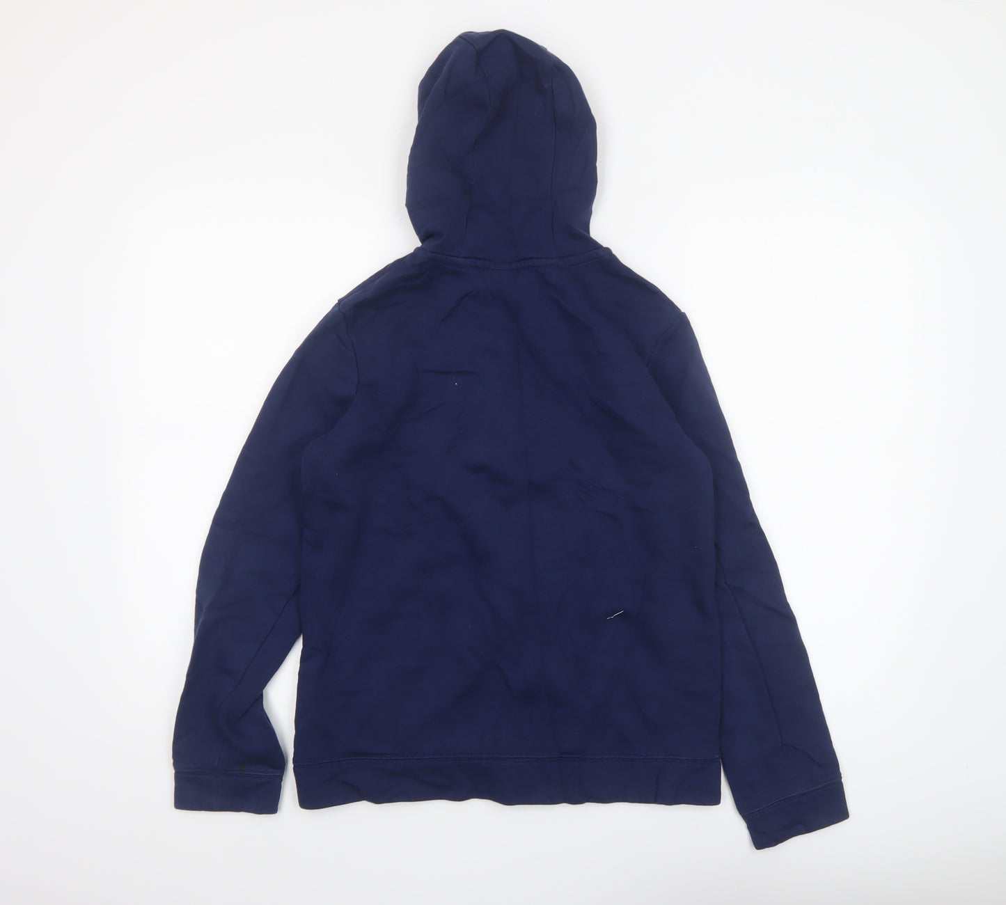 Nike Boys Navy Full Zip Hoodie XL 158-170cm Cotton Blend Casual Wear