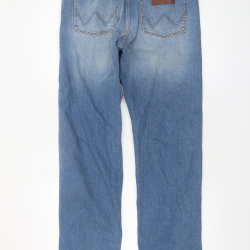 Wrangler Men’s Blue 30x32 Relaxed Straight Denim Jeans