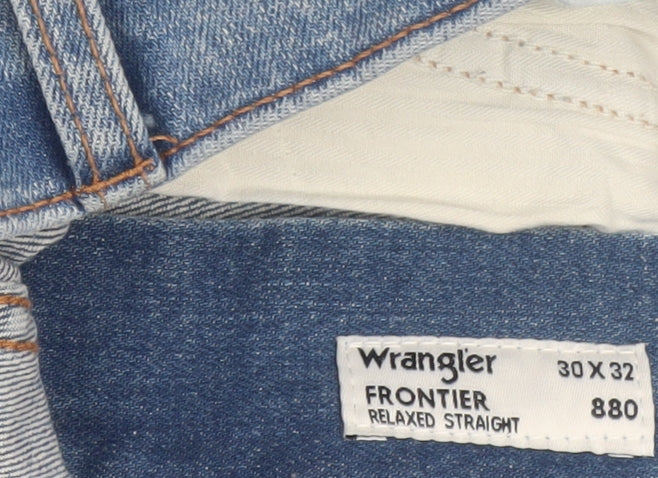 Wrangler Men’s Blue 30x32 Relaxed Straight Denim Jeans