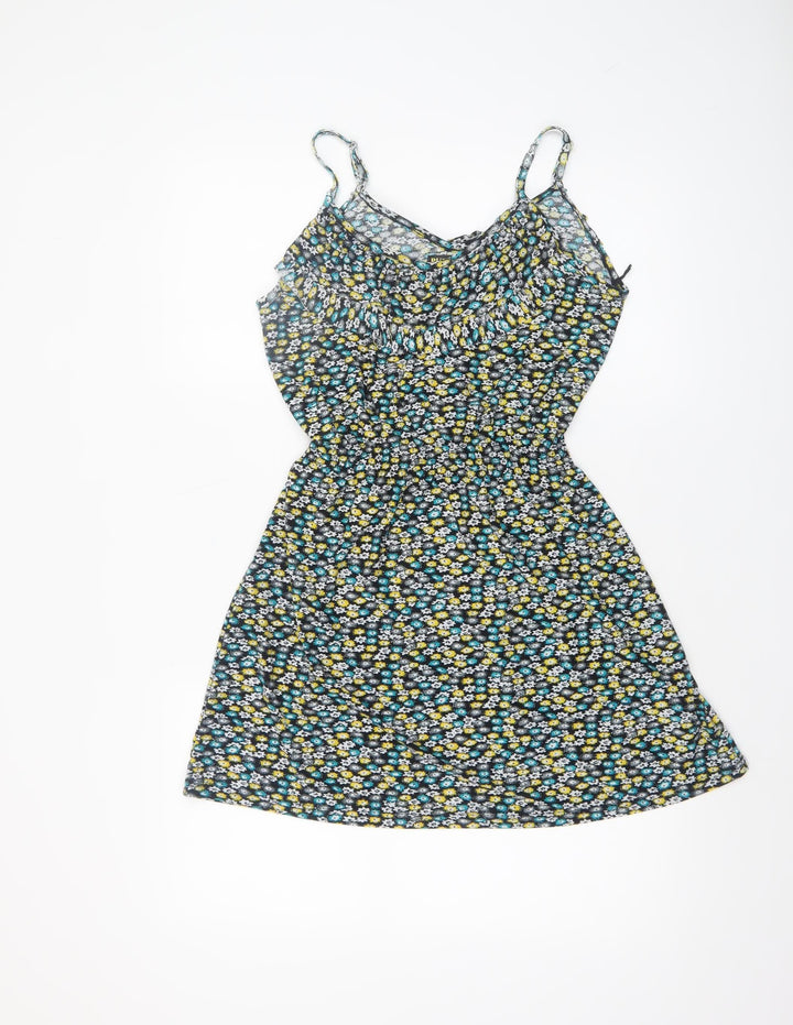 Pussycat London Women's Multicoloured Floral Slip Dress M
