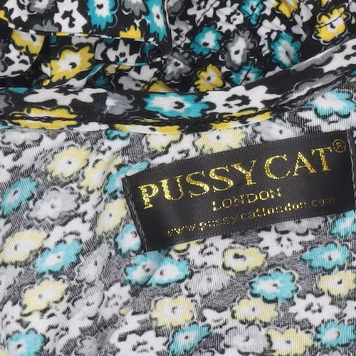 Pussycat London Women's Multicoloured Floral Slip Dress M