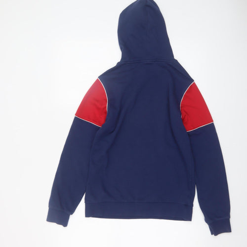 Champion Boys Navy Red Pullover Hoodie XL 13-14 Years Cotton Blend